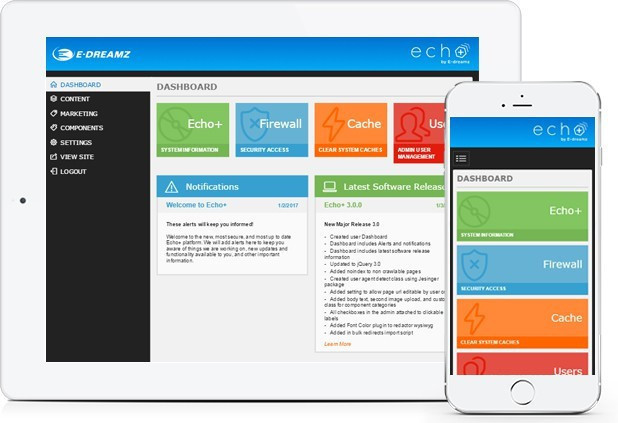 eCommerce Web Design Image, Echo+