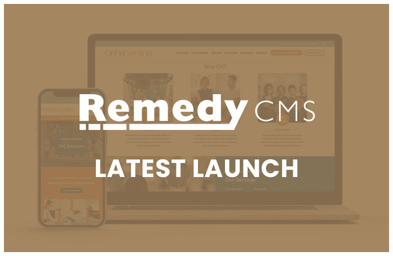 OrthoCarolina Website Design