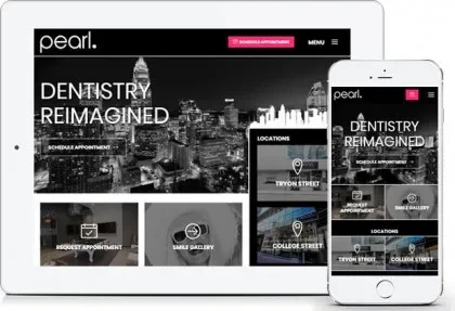e-dreamz web design portfolio pearl denistry