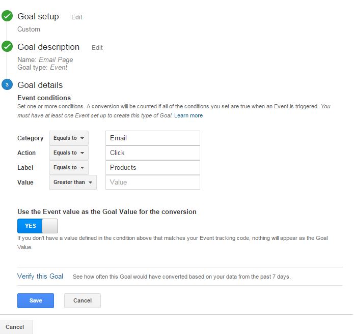Create Event Conditions