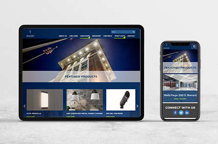 sl bagby lighting services website