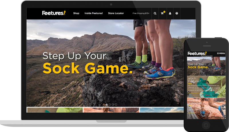 Feetures! Website Design