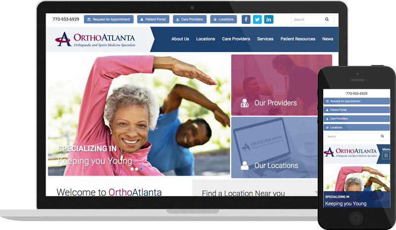 OrthoAtlanta Website